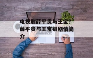 电视剧薛平贵与王宝？薛平贵与王宝钏剧情简介
