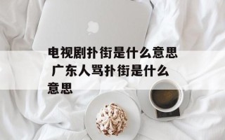 电视剧扑街是什么意思 广东人骂扑街是什么意思