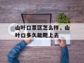 山叶口景区怎么样，山叶口多久能爬上去