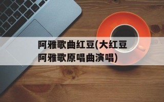 阿雅歌曲红豆(大红豆阿雅歌原唱曲演唱)