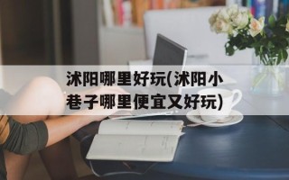 沭阳哪里好玩(沭阳小巷子哪里便宜又好玩)