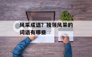 风采成语？独领风采的词语有哪些