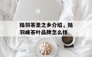 陆羽茶圣之乡介绍，陆羽峰茶叶品牌怎么样