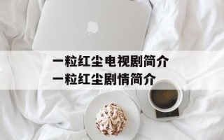 一粒红尘电视剧简介 一粒红尘剧情简介