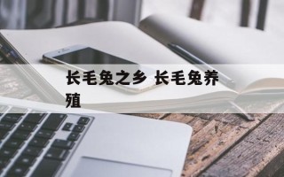 长毛兔之乡 长毛兔养殖