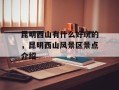 昆明西山有什么好玩的，昆明西山风景区景点介绍