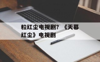 粒红尘电视剧？《天幕红尘》电视剧