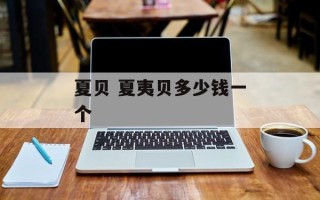 夏贝 夏夷贝多少钱一个