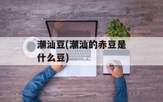 潮汕豆(潮汕的赤豆是什么豆)