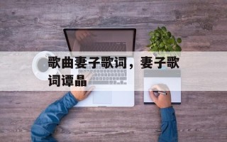 歌曲妻子歌词，妻子歌词谭晶