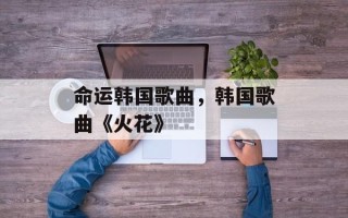 命运韩国歌曲，韩国歌曲《火花》