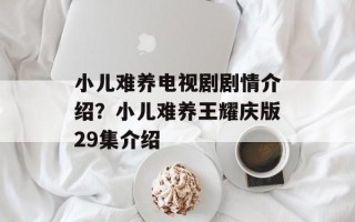 小儿难养电视剧剧情介绍？小儿难养王耀庆版29集介绍