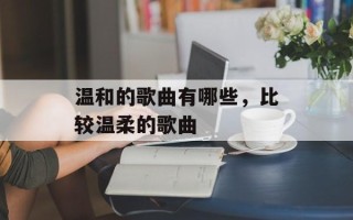 温和的歌曲有哪些，比较温柔的歌曲