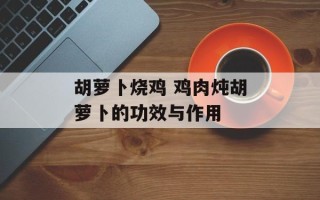 胡萝卜烧鸡 鸡肉炖胡萝卜的功效与作用