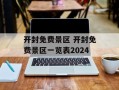开封免费景区 开封免费景区一览表2024