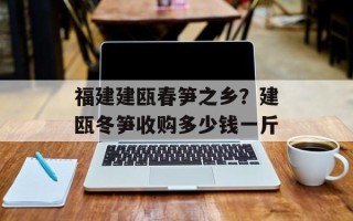 福建建瓯春笋之乡？建瓯冬笋收购多少钱一斤