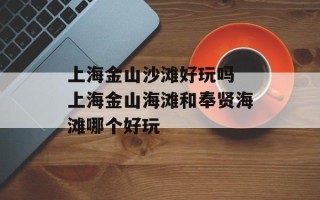 上海金山沙滩好玩吗 上海金山海滩和奉贤海滩哪个好玩