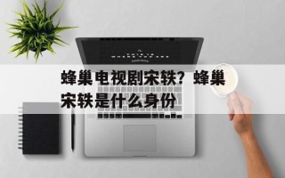 蜂巢电视剧宋轶？蜂巢宋轶是什么身份