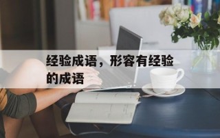 经验成语，形容有经验的成语