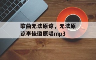 歌曲无法原谅，无法原谅李佳璐原唱mp3