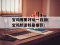 宝鸡哪里好玩一日游(宝鸡旅游线路推荐)