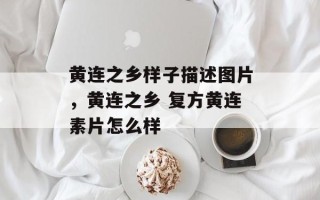黄连之乡样子描述图片，黄连之乡 复方黄连素片怎么样