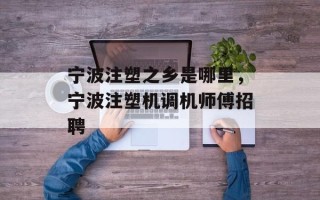 宁波注塑之乡是哪里，宁波注塑机调机师傅招聘