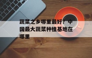 蔬菜之乡哪里最好？中国最大蔬菜种植基地在哪里