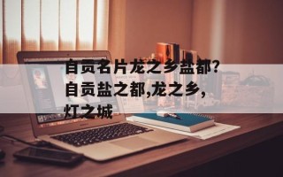 自贡名片龙之乡盐都？自贡盐之都,龙之乡,灯之城
