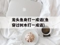龙头鱼身打一成语(鱼穿过树木打一成语)