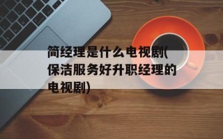 简经理是什么电视剧(保洁服务好升职经理的电视剧)