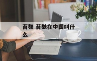 苔麸 苔麸在中国叫什么