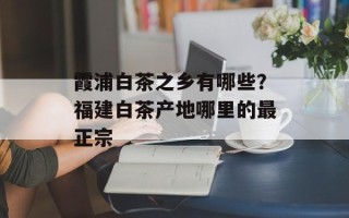 霞浦白茶之乡有哪些？福建白茶产地哪里的最正宗