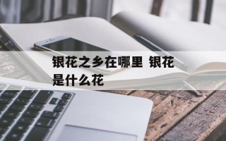 银花之乡在哪里 银花是什么花