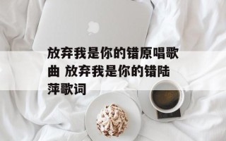 放弃我是你的错原唱歌曲 放弃我是你的错陆萍歌词