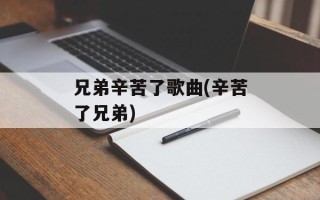 兄弟辛苦了歌曲(辛苦了兄弟)