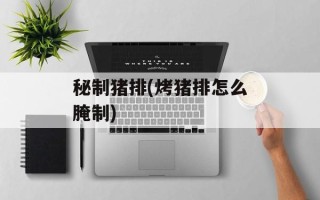 秘制猪排(烤猪排怎么腌制)