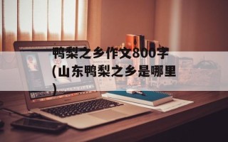 鸭梨之乡作文800字(山东鸭梨之乡是哪里)