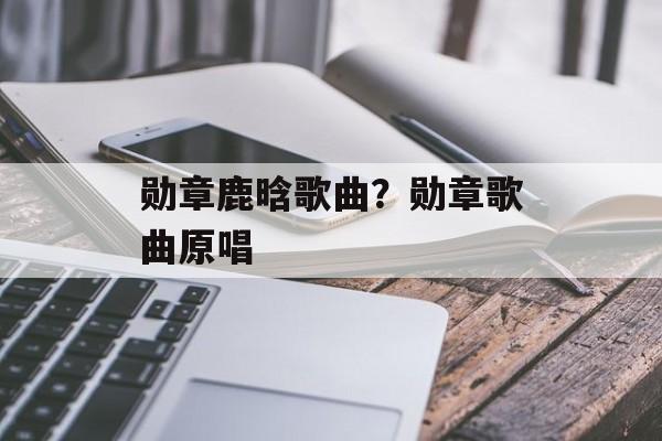 勋章鹿晗歌曲？勋章歌曲原唱-第1张图片-